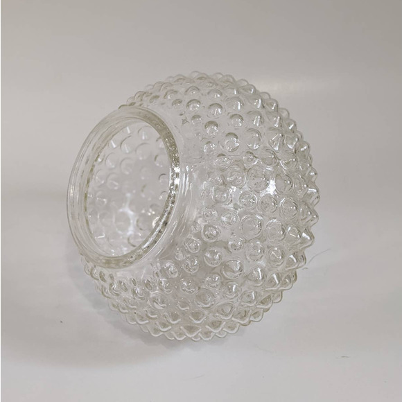 Accents Vintage Hobnail Clear Glass Flush Mount Light Cover